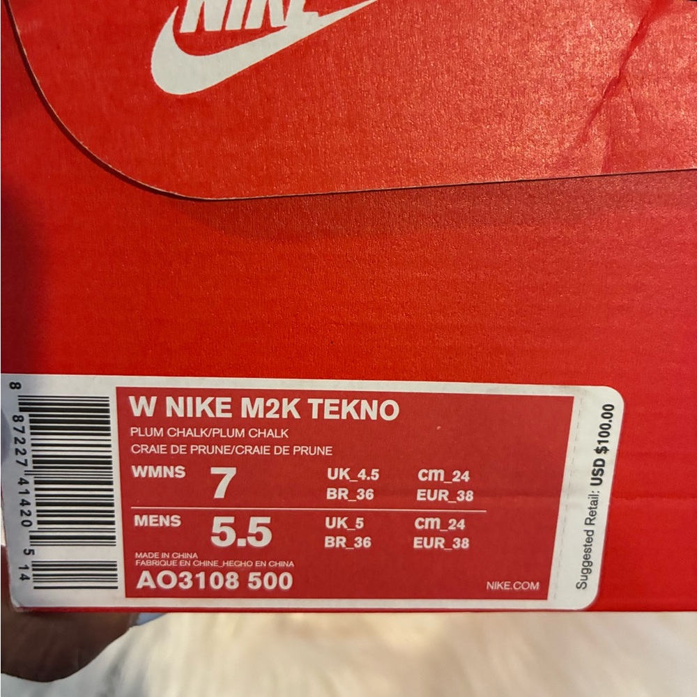 Nike M2K Tekno Women's Sneakers - Plum Chalk